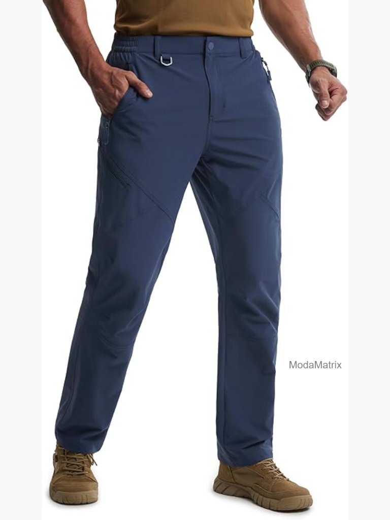 Men's Hiking Cargo Pants Lightweight Quick Dry Stretchy Tactical Travel